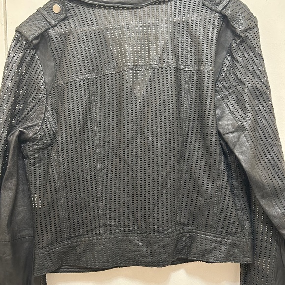 NWOT Jakett Women's Josey Black motorcycle leather jacket - Size Small - Picture 9 of 10